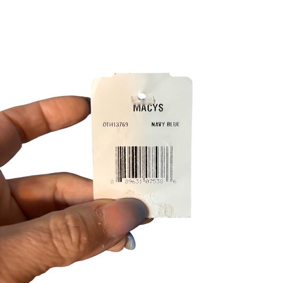 Crystal Doll Blue Chevron Maxi Dress NWT Juniors 7 – Boho Resort Wear - Picture 4 of 4